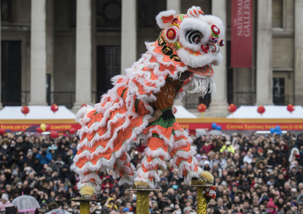 London Chinese New Year Year of the Horse parade in central London